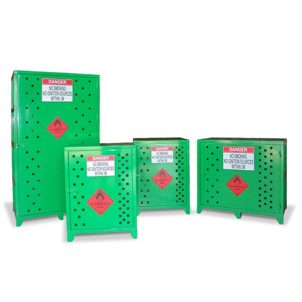 GSC4 Gas Cylinder Storage Cabinet - 4 Bottle | Gas bottle storage | AS4332 | Safety cabinets | Ecospill | Brisbane Sydney Melbourne Adelaide Perth | Canberra | Best gas bottle storage | best practice